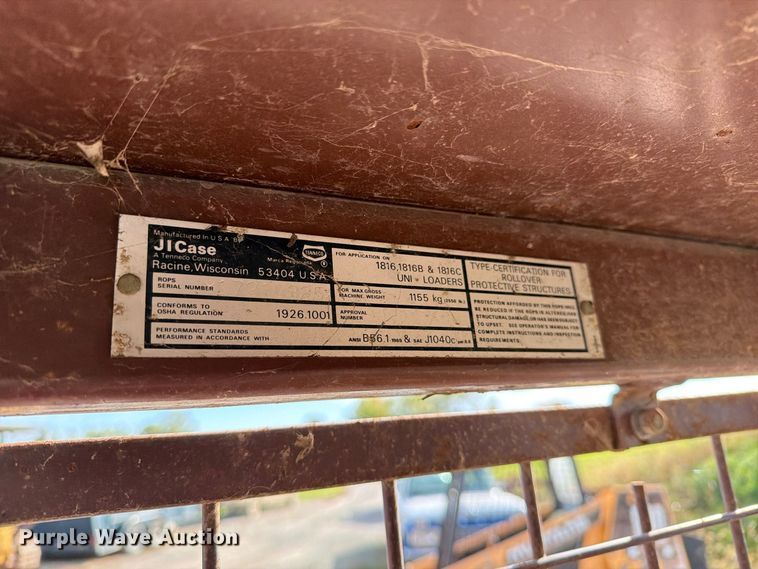 image for item EX1060 Case 1816C skid steer loader