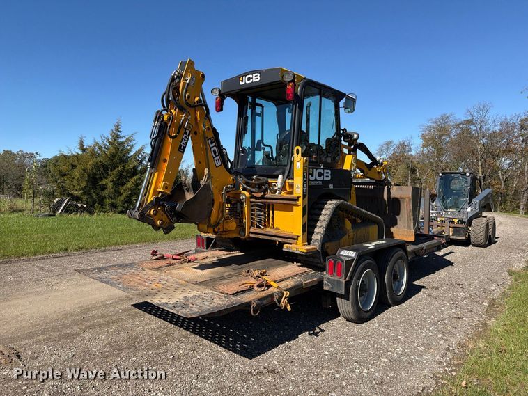 image for item EX1075 2019 JCB 1CXT HiFlow compact tracked backhoe