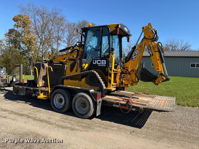 image for item EX1075 2019 JCB 1CXT HiFlow compact tracked backhoe