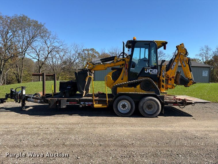 image for item EX1075 2019 JCB 1CXT HiFlow compact tracked backhoe