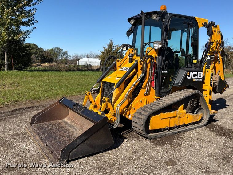 image for item EX1075 2019 JCB 1CXT HiFlow compact tracked backhoe