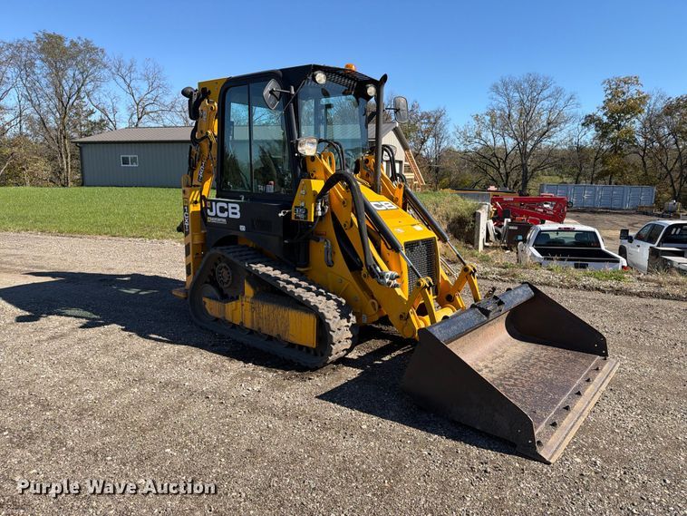 image for item EX1075 2019 JCB 1CXT HiFlow compact tracked backhoe