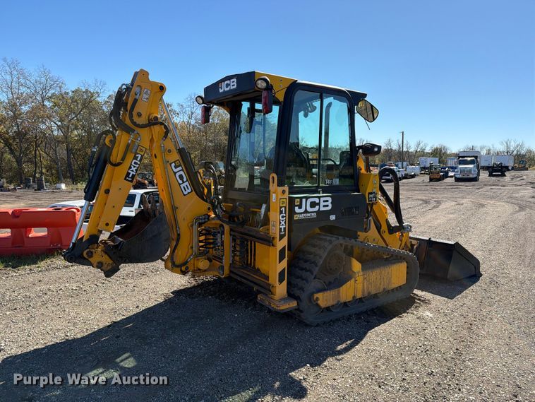 image for item EX1075 2019 JCB 1CXT HiFlow compact tracked backhoe