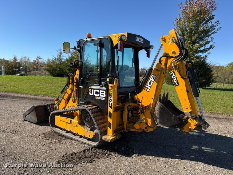 image for item EX1075 2019 JCB 1CXT HiFlow compact tracked backhoe