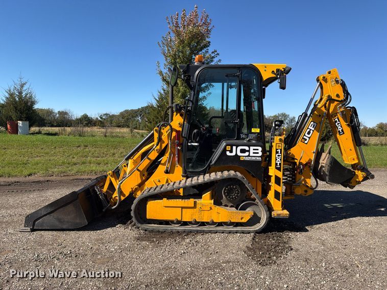 image for item EX1075 2019 JCB 1CXT HiFlow compact tracked backhoe