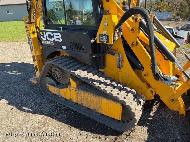 image for item EX1075 2019 JCB 1CXT HiFlow compact tracked backhoe