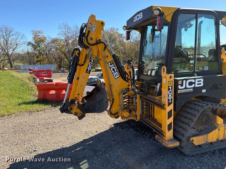 image for item EX1075 2019 JCB 1CXT HiFlow compact tracked backhoe
