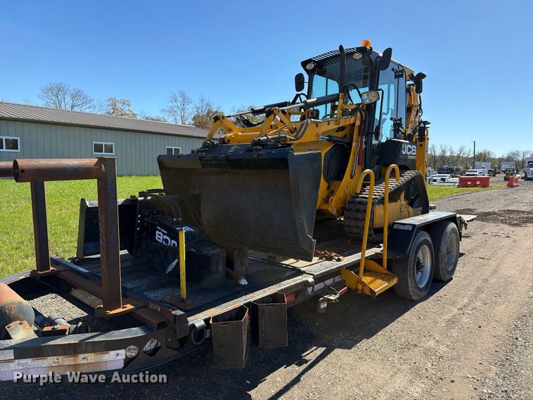 image for item EX1075 2019 JCB 1CXT HiFlow compact tracked backhoe