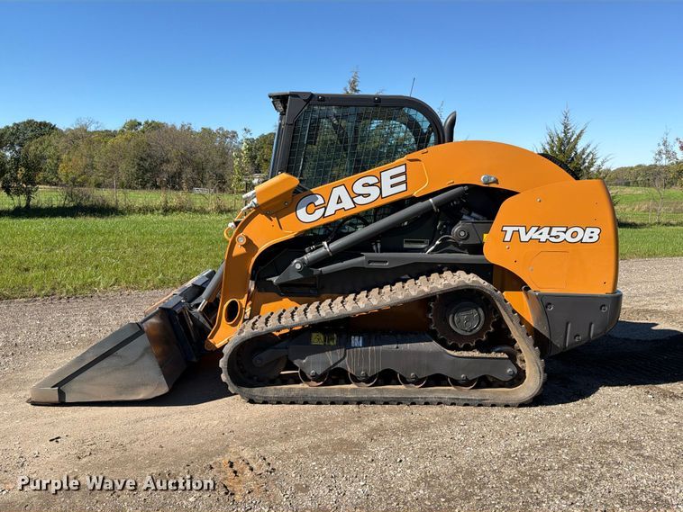 image for item EX1076 2025 Case TV450B tracked skid steer loader