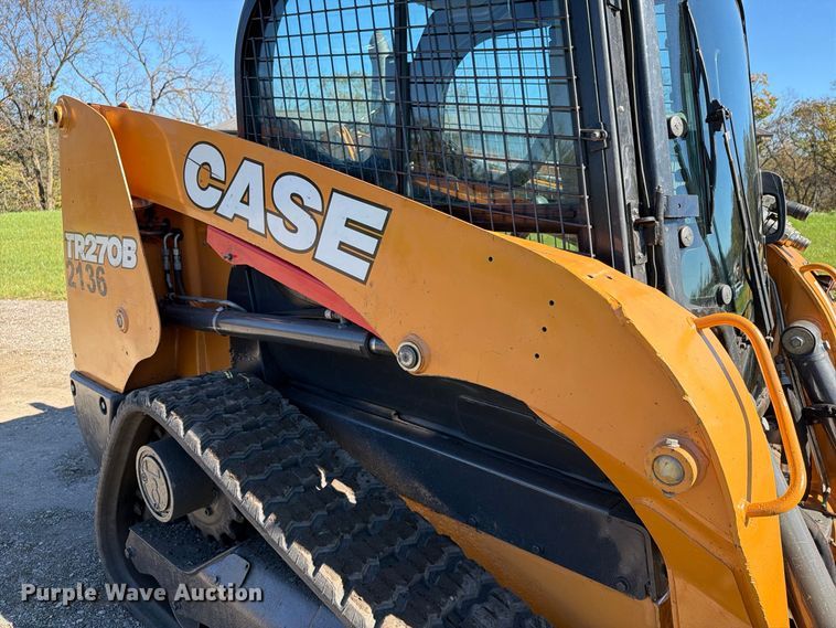 image for item EX1078 2022 Case TR270B tracked skid steer loader