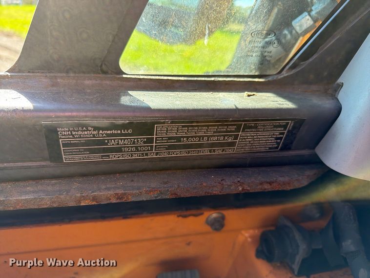 image for item EX1078 2022 Case TR270B tracked skid steer loader