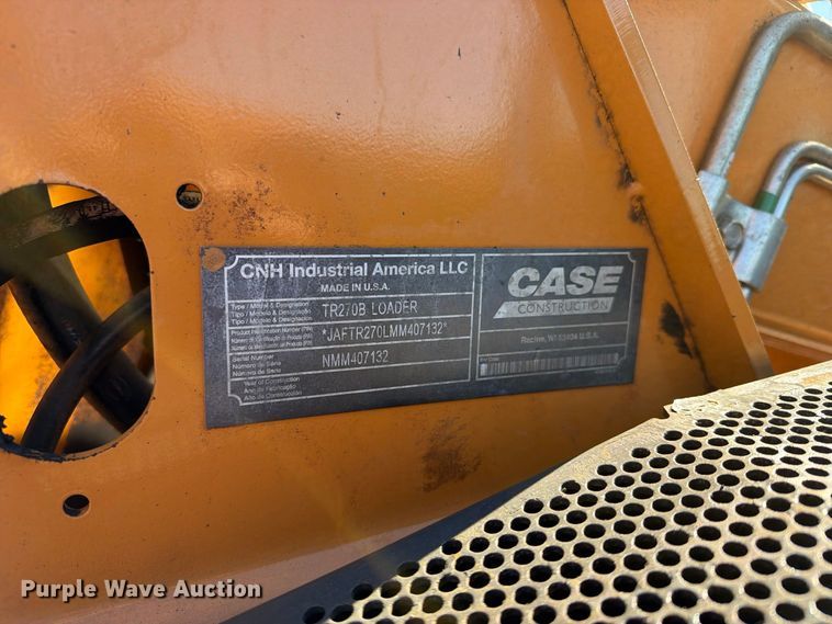 image for item EX1078 2022 Case TR270B tracked skid steer loader
