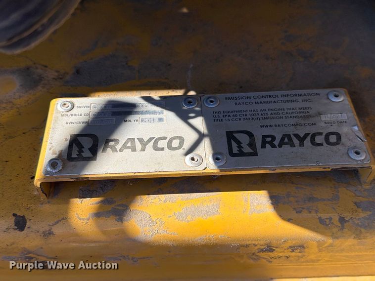 image for item EX1079 2018 Rayco C100 mulcher