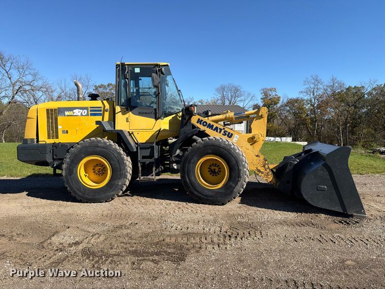 image for item EX1080 2016 Komatsu WA270 wheel loader