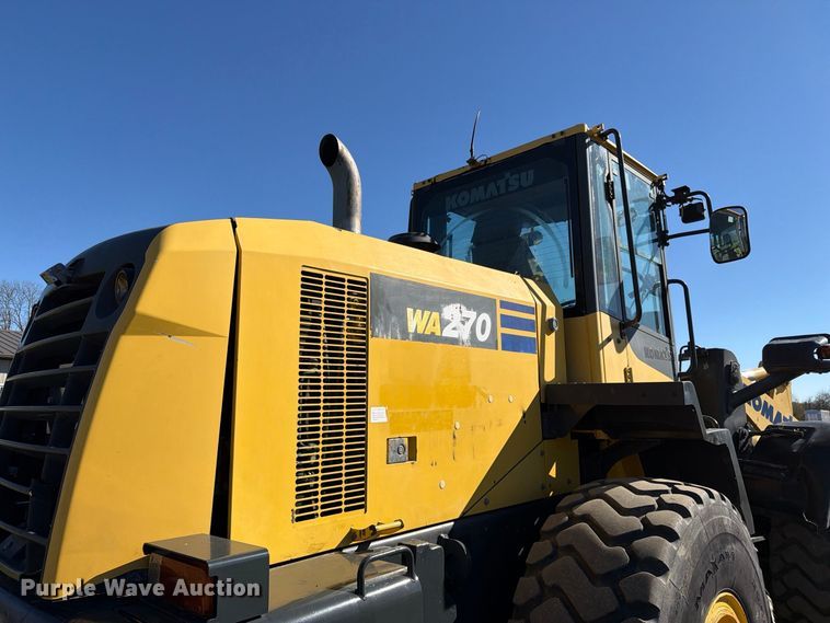image for item EX1080 2016 Komatsu WA270 wheel loader
