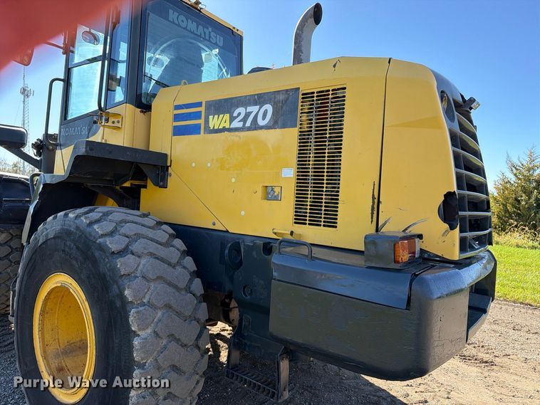 image for item EX1080 2016 Komatsu WA270 wheel loader
