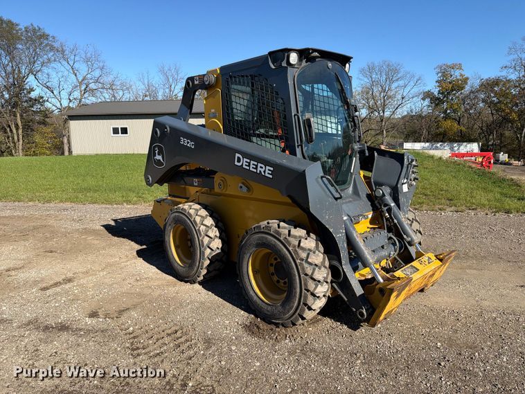 image for item EX1081 2023 John Deere 332G skid steer loader