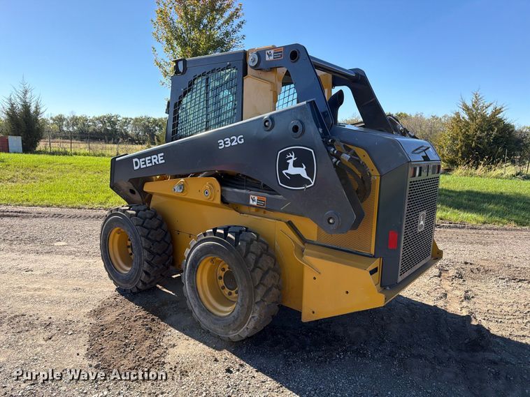 image for item EX1081 2023 John Deere 332G skid steer loader