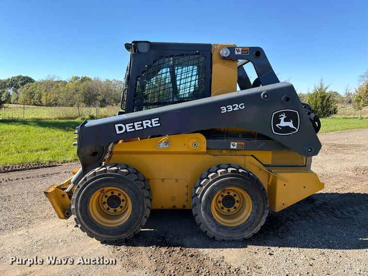 image for item EX1081 2023 John Deere 332G skid steer loader