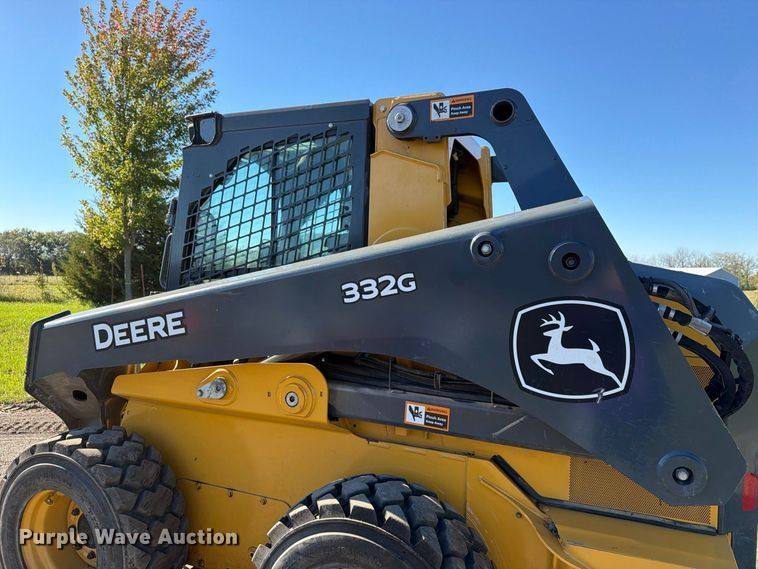 image for item EX1081 2023 John Deere 332G skid steer loader