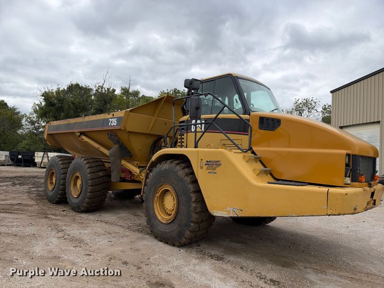 image for item EX2479 2006 Caterpillar 735 articulated haul truck