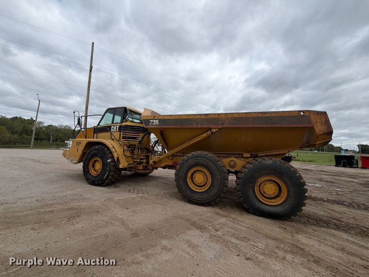 image for item EX2479 2006 Caterpillar 735 articulated haul truck