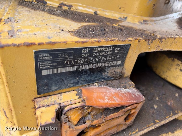 image for item EX2479 2006 Caterpillar 735 articulated haul truck