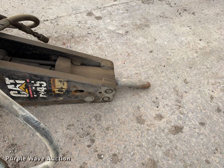 image for item EX2483 Caterpillar H45 excavator breaker