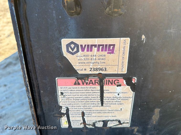 image for item EX4405 Virnig skid steer sweeper