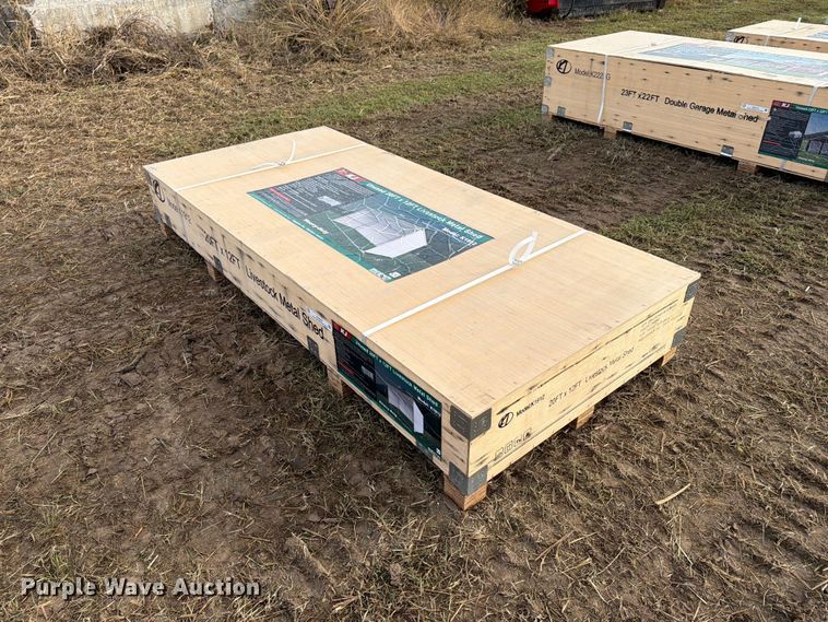 image for item EX4409 KJ K1912 livestock metal shed