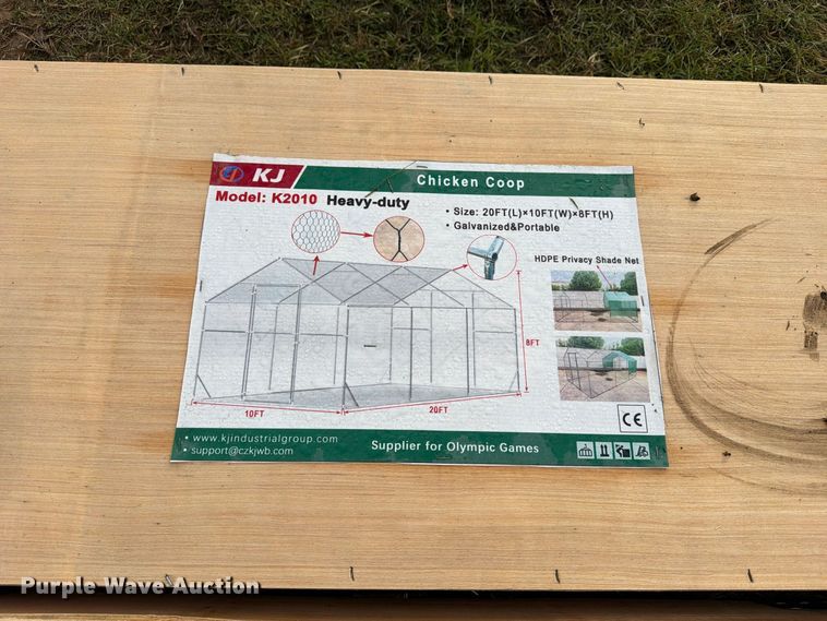 image for item EX4412 (2) KJ K2010 chicken coops
