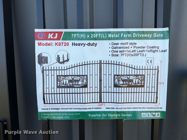 image for item EX4416 (2) KJ K0720 metal gates