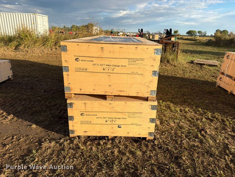 image for item EX4418 KJ K4230W metal shed