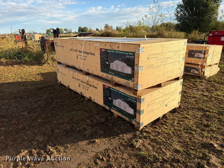 image for item EX4418 KJ K4230W metal shed