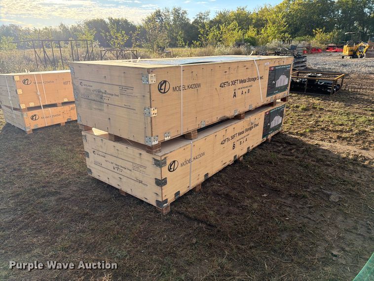 image for item EX4418 KJ K4230W metal shed