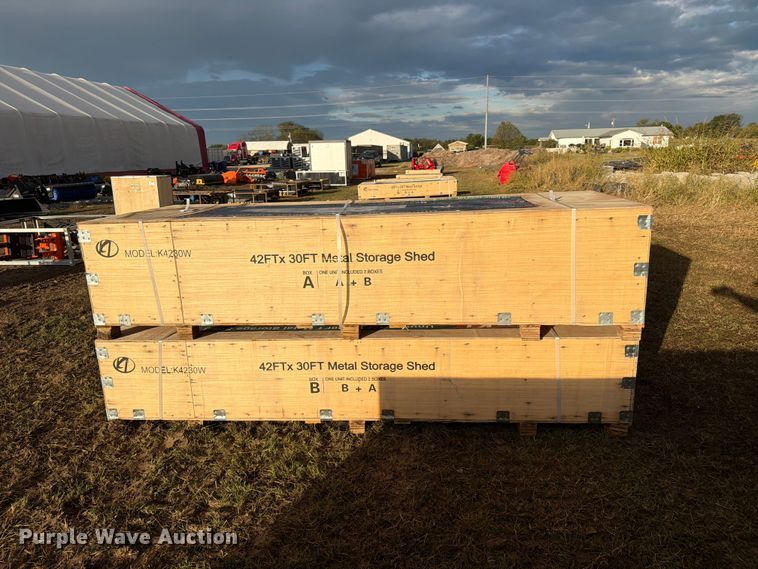 image for item EX4418 KJ K4230W metal shed