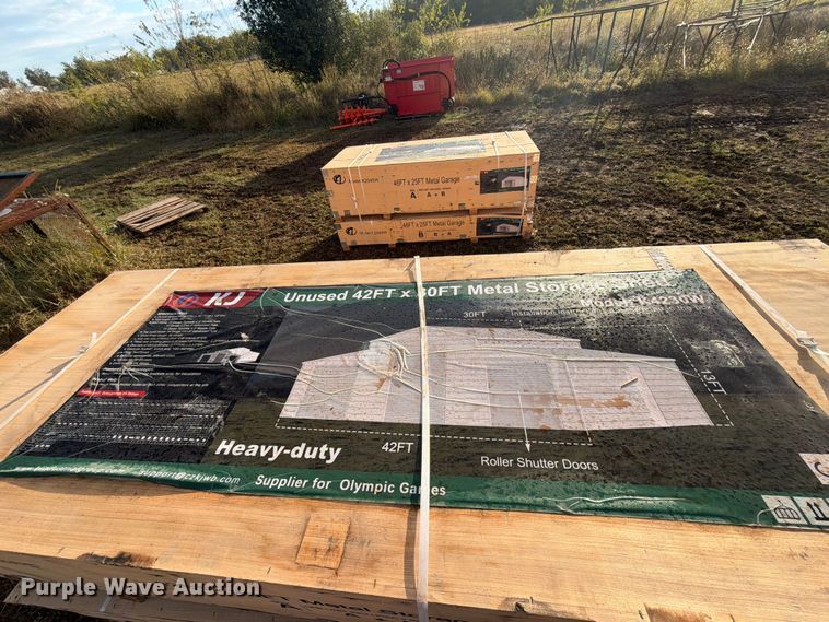 image for item EX4418 KJ K4230W metal shed