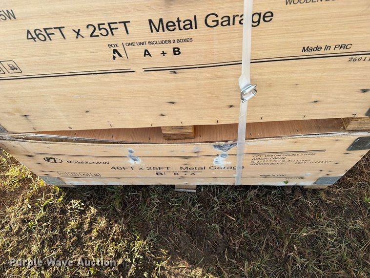 image for item EX4419 KJ K2545W metal garage