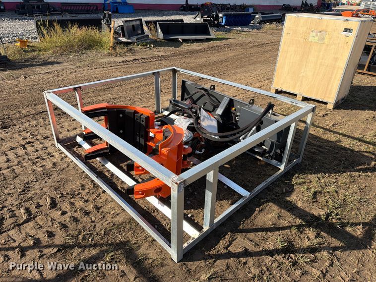 image for item EX4423 2026 Wolverine RG05 skid steer five-claw rock and tree transport attachment 