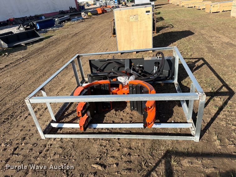image for item EX4423 2026 Wolverine RG05 skid steer five-claw rock and tree transport attachment 