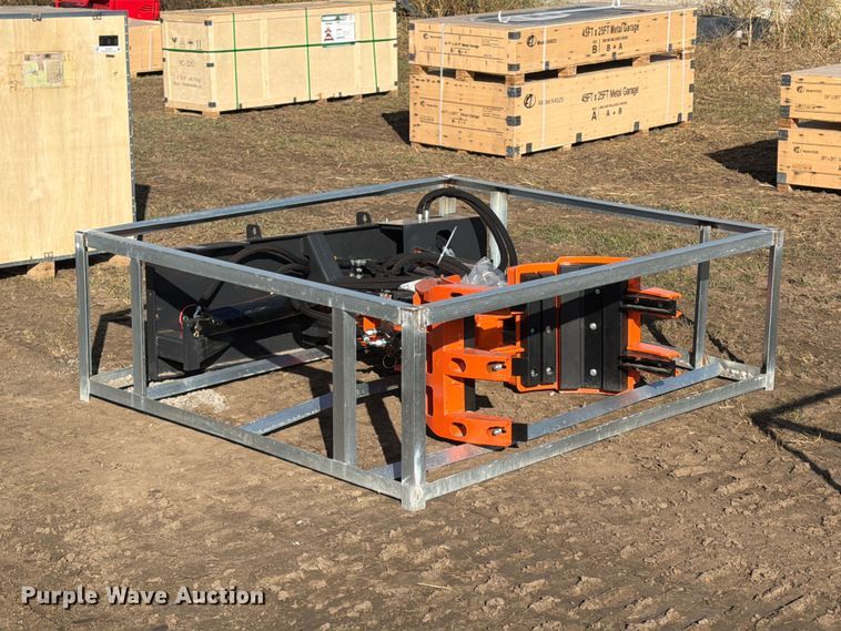 image for item EX4423 2026 Wolverine RG05 skid steer five-claw rock and tree transport attachment 