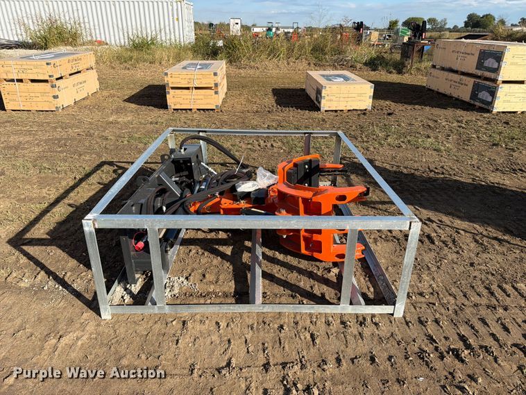 image for item EX4423 2026 Wolverine RG05 skid steer five-claw rock and tree transport attachment 