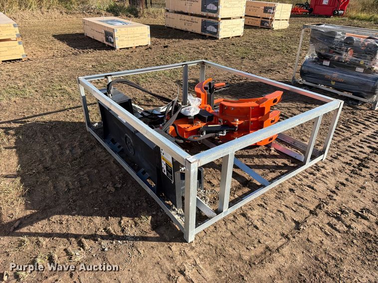 image for item EX4423 2026 Wolverine RG05 skid steer five-claw rock and tree transport attachment 