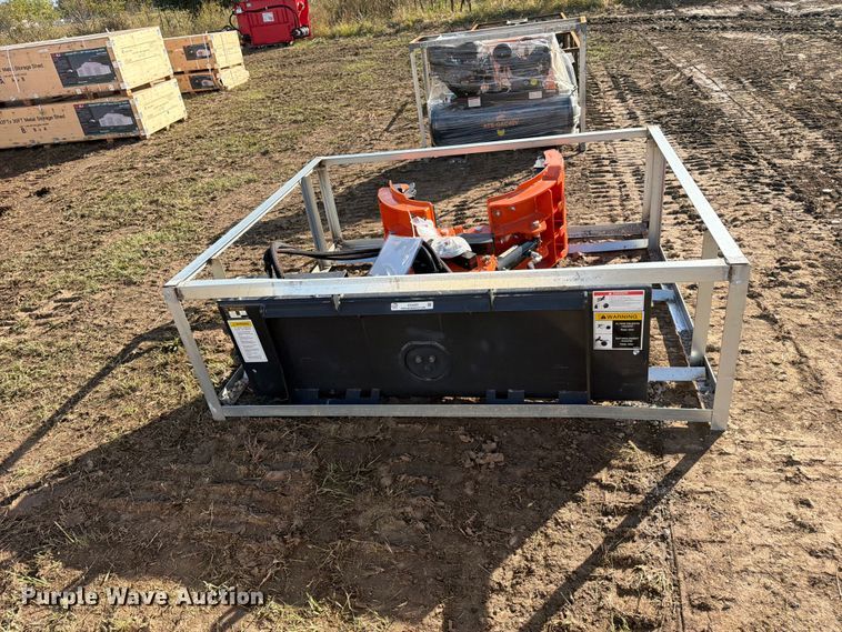 image for item EX4423 2026 Wolverine RG05 skid steer five-claw rock and tree transport attachment 