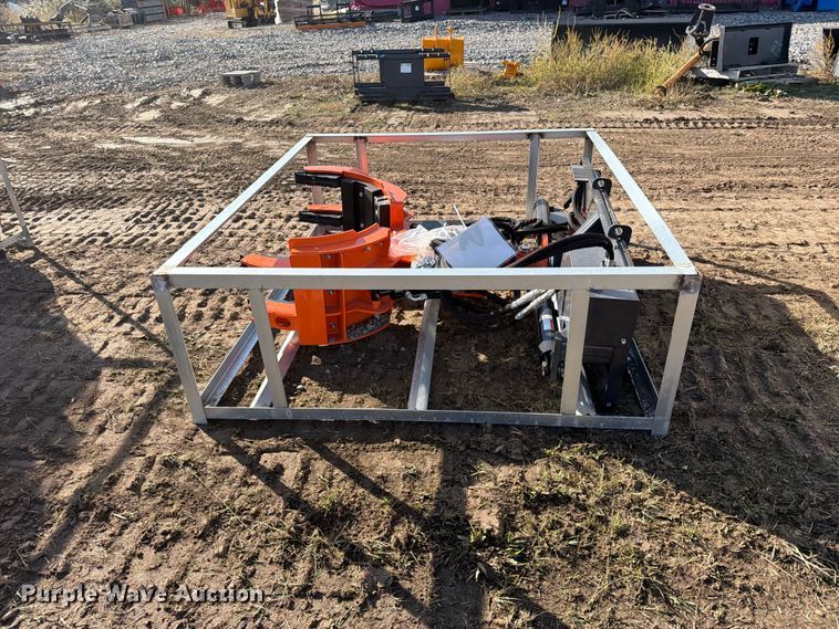 image for item EX4423 2026 Wolverine RG05 skid steer five-claw rock and tree transport attachment 