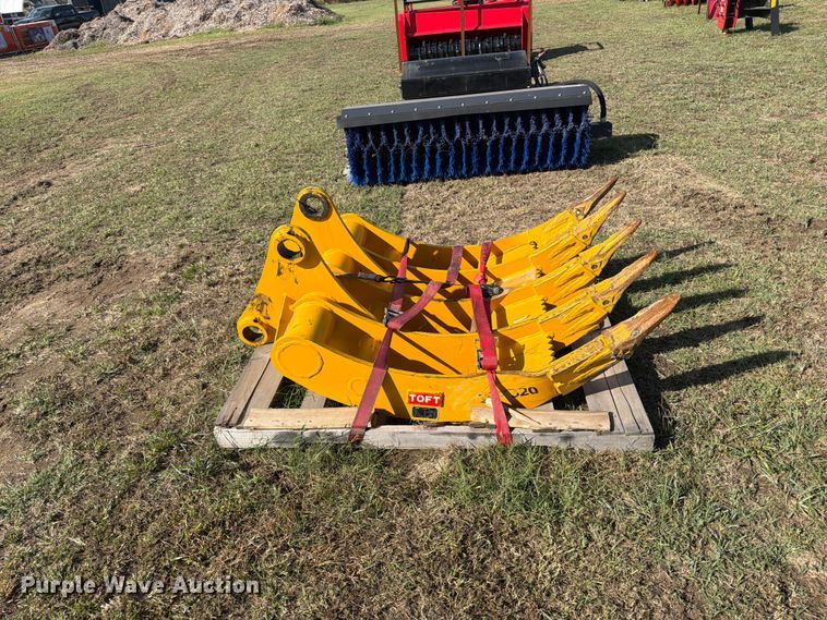 image for item EX4432 2025 TOFT TOFTO8R excavator rake