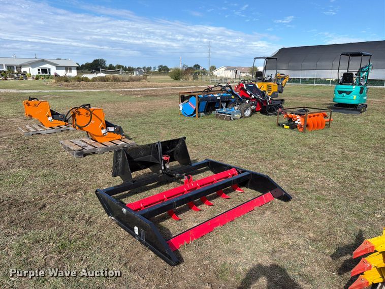 image for item EX4437 2026 GIYL FR70 skid steer ripper leveler