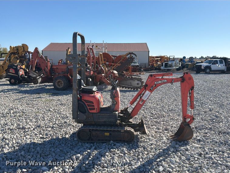 image for item EX4625 2019 Kubota K008-3 mini excavator