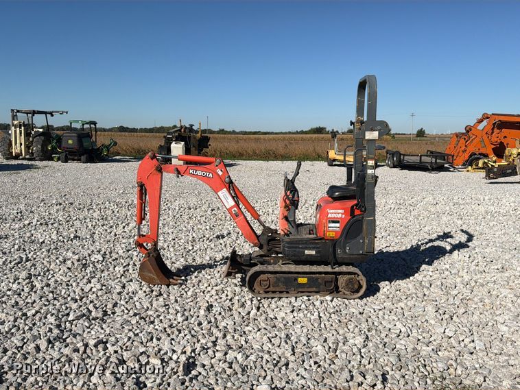 image for item EX4625 2019 Kubota K008-3 mini excavator