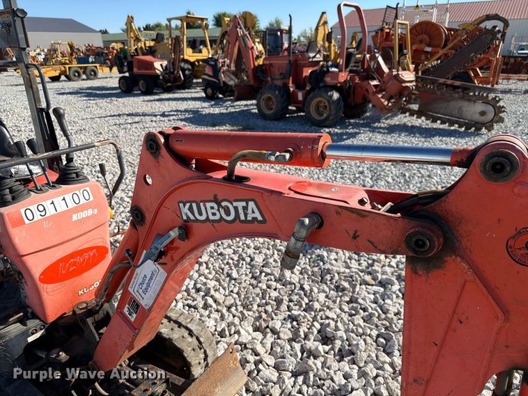 image for item EX4625 2019 Kubota K008-3 mini excavator